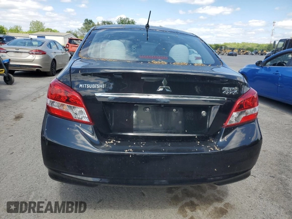 2019 Mitsubishi Mirage ES z VIN ML32F3FJ3KHF04464, wystawiony jako Copart lot #57305415 z przebiegiem 117 497 mil mil oraz Szkody całkowita. Historia ofert i sprzedaży dostępna na DreamBid. Obrazek 6.