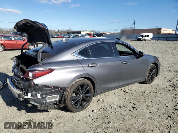 2021 Lexus ES with VIN 58ADZ1B13MU082893, listed as a Copart auction lot 47196845 with 88,342 mi miles and Salvage Title. Bid and sale history available at carsss.com. Image 3.