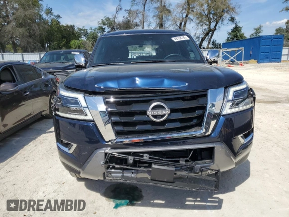 2023 Nissan Armada Platinum with VIN JN8AY2DA8P9404444, listed as a Copart auction lot 49158785 with 31,908 mi miles and Salvage Title. Bid and sale history available at carsss.com. Image 5.