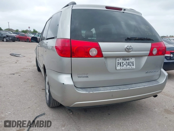 2008 Toyota Sienna CE with VIN 5TDZK23CX8S197027, listed as a IAAI auction lot 41962530 with Not Provided miles and . Bid and sale history available at DreamBid. Image 3.