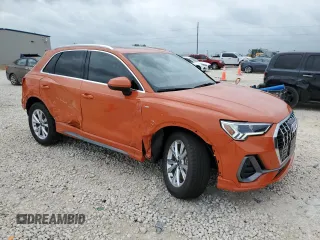 2022 Audi Q3 S line Premium Plus with VIN WA1EECF39N1149268, listed as a Copart auction lot 54211345 with 34,646 mi miles and Salvage title. Bid and sale history available at DreamBid. Image 4.