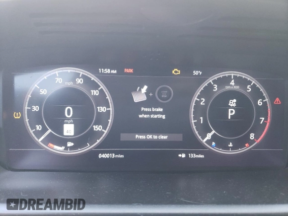 2018 Land Rover Discovery HSE with VIN SALRR2RV3JA079109, listed as a Copart auction lot 45181583 with 40,013 mi miles. Bid and sale history available at carsss.com. Image 9.