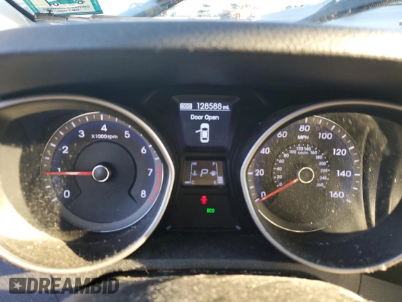2013 Hyundai Elantra with VIN KMHD35LE4DU055087, listed as a Copart auction lot 80123454 with 128,588 mi miles and Salvage Title. Bid and sale history available at DreamBid. Image 9.