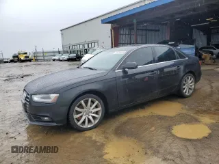 2013 Audi A4 Premium Plus with VIN WAUHFAFLXDN018617, listed as a Copart auction lot 41516445 with 109,845 mi miles and Salvage Title. Bid and sale history available at carsss.com. Image 1.