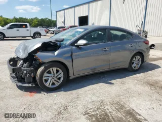 2019 Hyundai Elantra SEL with VIN 5NPD84LF2KH453561, listed as a Copart auction lot 50609705 with 81,647 mi miles and Salvage Title. Bid and sale history available at carsss.com. Image 1.