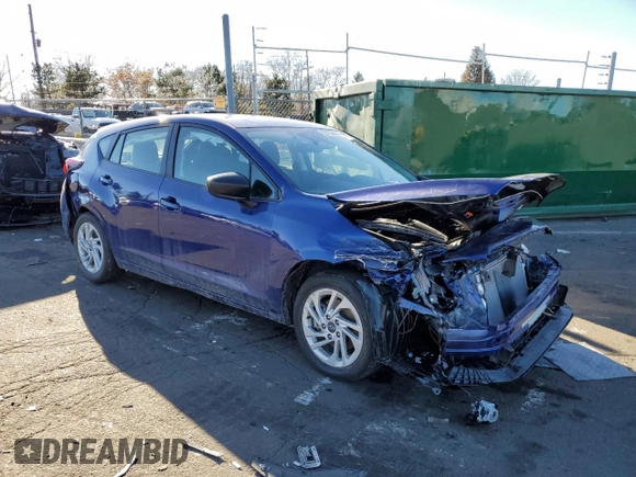 2024 Subaru Impreza with VIN JF1GUABC9R8359951, listed as a Copart auction lot 82702494 with 8,999 mi miles and Salvage Title. Bid and sale history available at carsss.com. Image 4.