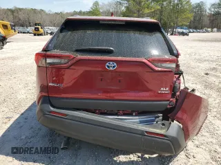 2021 Toyota RAV4 Hybrid LE with VIN 4T3B6RFVXMU045849, listed as a Copart auction lot 50986175 with 55,546 mi miles and Salvage Title. Bid and sale history available at carsss.com. Image 6.