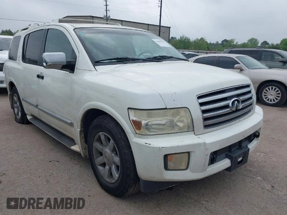 2005 Infiniti QX56 with VIN 5N3AA08A65N802774, listed as a IAAI auction lot 41899540 with 229,216 mi miles. Bid and sale history available at carsss.com. Image 1.