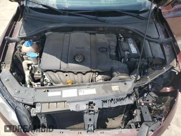 2013 Volkswagen Passat S with VIN 1VWAP7A35DC032218, listed as a Copart auction lot 56232645 with 222,722 mi miles and Salvage title. Bid and sale history available at DreamBid. Image 11.