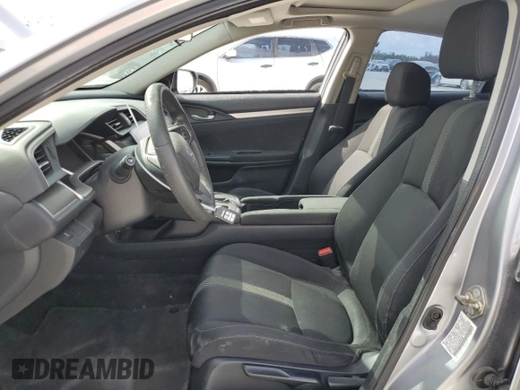 2016 Honda Civic EX with VIN 19XFC2F74GE059765, listed as a Copart auction lot 45555735 with 48,643 mi miles and Salvage Title. Bid and sale history available at DreamBid. Image 7.