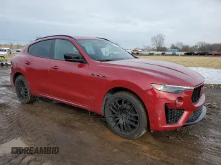 2020 Maserati Levante GranSport with VIN ZN661XUS6LX343661, listed as a Copart auction lot 45470285 with 27,099 mi miles and Salvage Title. Bid and sale history available at carsss.com. Image 4.