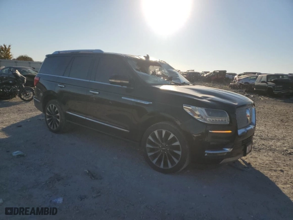 2018 Lincoln Navigator Select with VIN 5LMJJ2JT7JEL01187, listed as a Copart auction lot 77400174 with 97,513 mi miles and Salvage Title. Bid and sale history available at carsss.com. Image 4.
