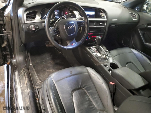 2012 Audi S5 Prestige with VIN WAUVGAFH2CN004687, listed as a Copart auction lot 53560325 with 61,976 mi miles and Salvage Title. Bid and sale history available at carsss.com. Image 8.