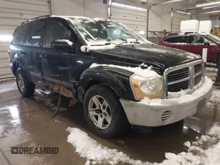 2005 Dodge Durango SXT with VIN 1D4HB38N15F610902, listed as a IAAI auction lot 41599584 with 175,661 mi miles and . Bid and sale history available at DreamBid. Image 1.