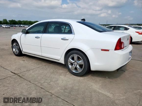2012 Chevrolet Malibu 2LT with VIN 1G1ZD5EU7CF347548, listed as a Copart auction lot 54620155 with 131,619 mi miles and Salvage Title. Bid and sale history available at DreamBid. Image 2.