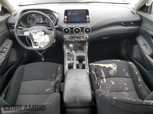 2022 Nissan Sentra SV with VIN 3N1AB8CV9NY290274, listed as a Copart auction lot 55827375 with 53,060 mi miles and Salvage Title. Bid and sale history available at DreamBid. Image 8.