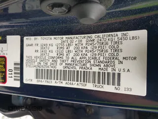 2008 Toyota Tacoma z VIN 5TELU42N28Z547400, wystawiony jako IAAI lot #42113730 z przebiegiem 115 935 mil mil oraz . Historia ofert i sprzedaży dostępna na DreamBid. Obrazek 9.