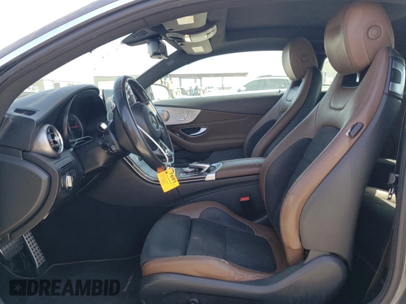 2017 Mercedes-Benz C 300 with VIN WDDWJ4KB6HF346999, listed as a Copart auction lot 50258965 with 105,242 mi miles and Salvage Title. Bid and sale history available at DreamBid. Image 7.