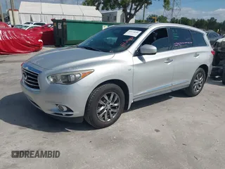 2015 Infiniti QX60 with VIN 5N1AL0MN1FC506201, listed as a IAAI auction lot 41974646 with 52,108 mi miles. Bid and sale history available at carsss.com. Image 2.