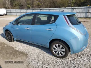 2015 Nissan LEAF SV with VIN 1N4AZ0CP9FC331627, listed as a Copart auction lot 49978385 with 35,196 mi miles and Salvage Title. Bid and sale history available at carsss.com. Image 2.