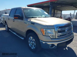 2013 Ford F-150 XL with VIN 1FTFW1CF8DFA34950, listed as a IAAI auction lot 41842807 with 103,073 mi miles. Bid and sale history available at carsss.com. Image 1.