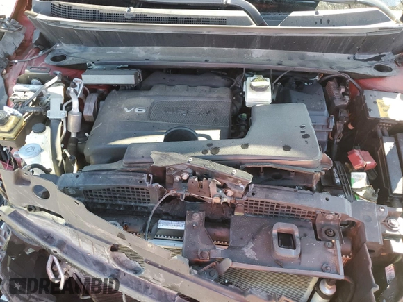 2017 Nissan Pathfinder S with VIN 5N1DR2MN4HC637682, listed as a Copart auction lot 46925335 with 116,934 mi miles and Non Repairable. Bid and sale history available at DreamBid. Image 12.