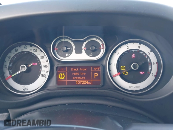 2016 FIAT 500L Pop with VIN ZFBCFAAH3GZ038515, listed as a IAAI auction lot 42088460 with 107,004 mi miles. Bid and sale history available at carsss.com. Image 7.