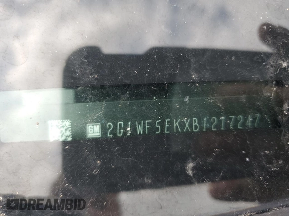 2011 Chevrolet Impala LS Fleet with VIN 2G1WF5EKXB1217247, listed as a Copart auction lot 54570845 with 142,154 mi miles and Salvage Title. Bid and sale history available at DreamBid. Image 13.