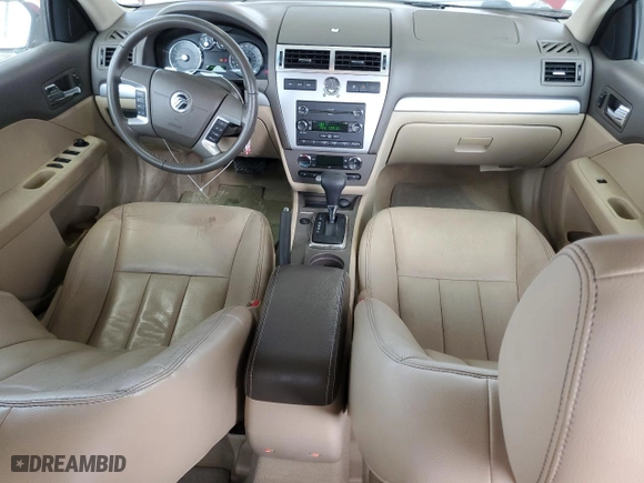 2009 Mercury Milan Premier with VIN 3MEHM08149R604750, listed as a Copart auction lot 44304685 with 66,271 mi miles and Salvage Title. Bid and sale history available at carsss.com. Image 8.