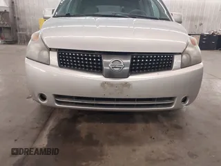 2004 Nissan Quest S with VIN 5N1BV28U34N343743, listed as a IAAI auction lot 42163624 with 105,900 mi miles. Bid and sale history available at carsss.com. Image 6.