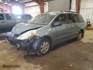 2010 Toyota Sienna CE with VIN 5TDKK4CC8AS307172, listed as a Copart auction lot 74559154 with 170,672 mi miles and Salvage Title. Bid and sale history available at carsss.com. Image 1.