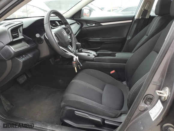 2019 Honda Civic Sedan LX with VIN 2HGFC2F66KH552594, listed as a Copart auction lot 47577545 with 34,096 mi miles and Salvage Title. Bid and sale history available at carsss.com. Image 7.