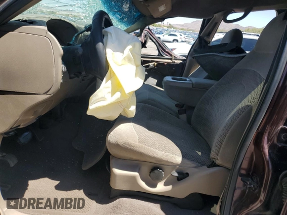 2001 Ford F-150 XLT with VIN 1FTRW08L31KE43205, listed as a Copart auction lot 56141495 with Not provided miles and Non repairable. Bid and sale history available at DreamBid. Image 7.