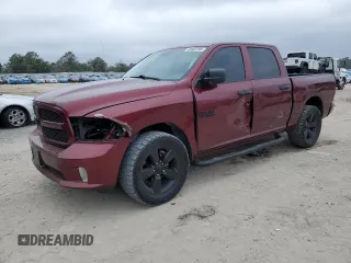 2018 Ram 1500 Express z VIN 1C6RR6KG2JS285646, wystawiony jako Copart lot #43932765 z przebiegiem 66 516 mil mil oraz Szkoda całkowita • Salvage title. Historia ofert i sprzedaży dostępna na DreamBid. Obrazek 1.