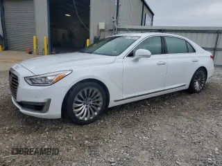 2019 Genesis G90 Ultimate with VIN KMHG54JH0KU052649, listed as a Copart auction lot 54071035 with 126,082 mi miles and Clean Title. Bid and sale history available at DreamBid. Image 1.
