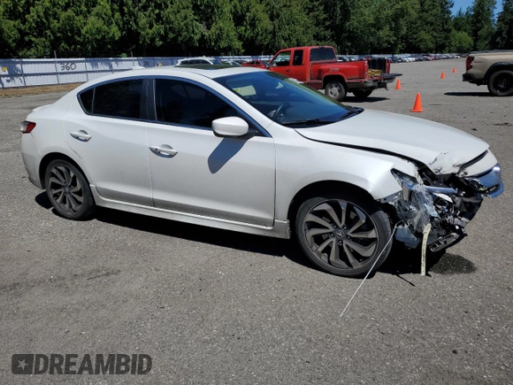 2018 Acura ILX Special Edition with VIN 19UDE2F45JA008049, listed as a Copart auction lot 59129645 with 46,166 mi miles and Salvage title. Bid and sale history available at DreamBid. Image 4.