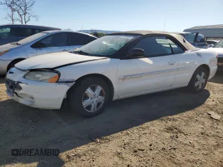 2001 Chrysler Sebring with VIN 1C3EL45U91N680313, listed as a Copart auction lot 46360665 with 147,546 mi miles and Salvage Title. Bid and sale history available at DreamBid. Image 1.