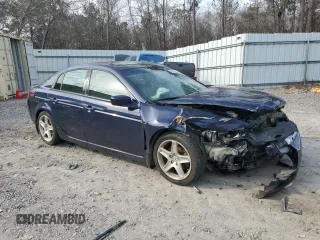 2006 Acura TL with VIN 19UUA66266A025824, listed as a Copart auction lot 42804575 with 215,163 mi miles and Salvage Title. Bid and sale history available at carsss.com. Image 4.