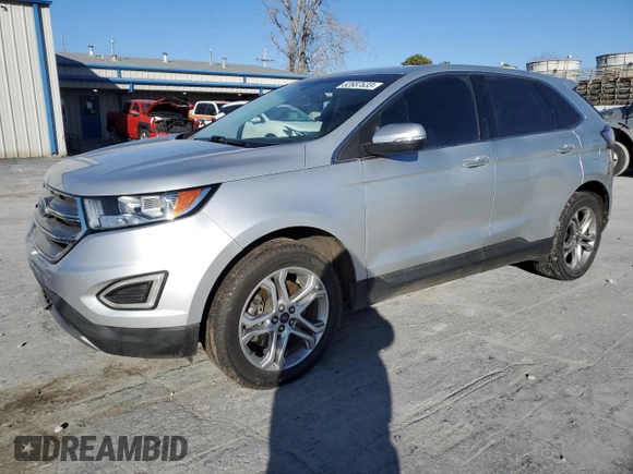 2016 Ford Edge Titanium with VIN 2FMPK4K92GBB43743, listed as a Copart auction lot 82687633 with 151,311 mi miles and Salvage Title. Bid and sale history available at carsss.com. Image 1.