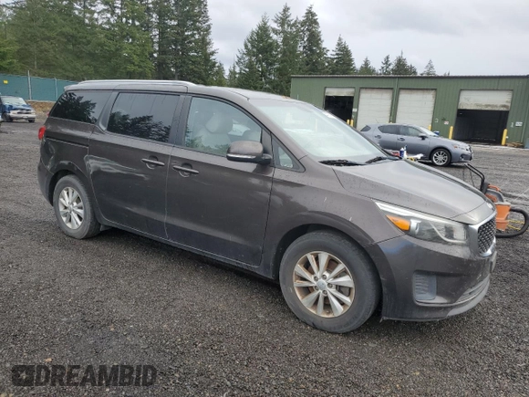 2016 Kia Sedona LX with VIN KNDMB5C16G6089786, listed as a Copart auction lot 44211155 with 128,910 mi miles and Clean Title. Bid and sale history available at carsss.com. Image 4.
