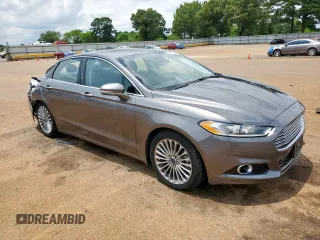 2014 Ford Fusion Titanium Hybrid with VIN 3FA6P0RU2ER158302, listed as a Copart auction lot 59049995 with 108,571 mi miles and Salvage title. Bid and sale history available at DreamBid. Image 4.