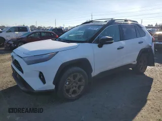 2024 Toyota RAV4 Hybrid LE with VIN 2T3UWRFVXRW229883, listed as a Copart auction lot 89095515 with 6,501 mi miles and Salvage title. Bid and sale history available at DreamBid. Image 1.