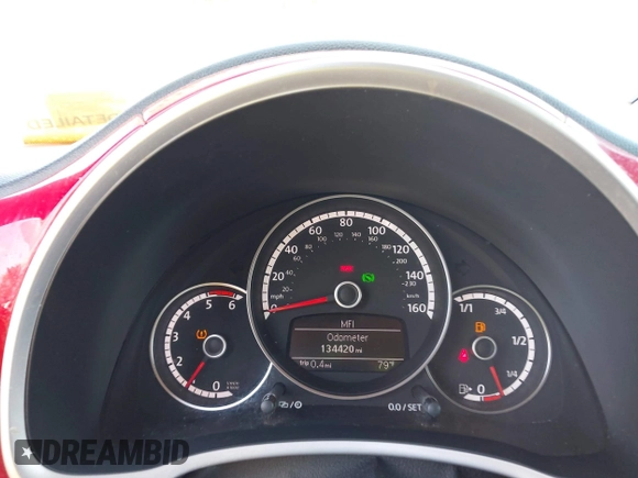 2015 Volkswagen Beetle с VIN 3VW5A7AT8FM817899, выставлен на аукционе IAAI как лот 41908409 с пробегом 134 420 миль миль и . История ставок и продаж доступна на DreamBid. Изображение 7.