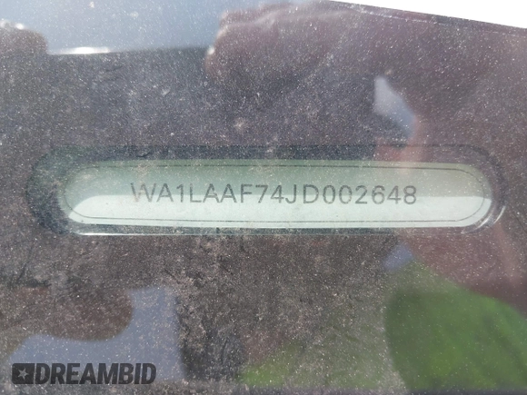 2018 Audi Q7 Premium Plus z VIN WA1LAAF74JD002648, wystawiony jako IAAI lot #42810341 z przebiegiem 92 541 mil mil oraz . Historia ofert i sprzedaży dostępna na DreamBid. Obrazek 9.
