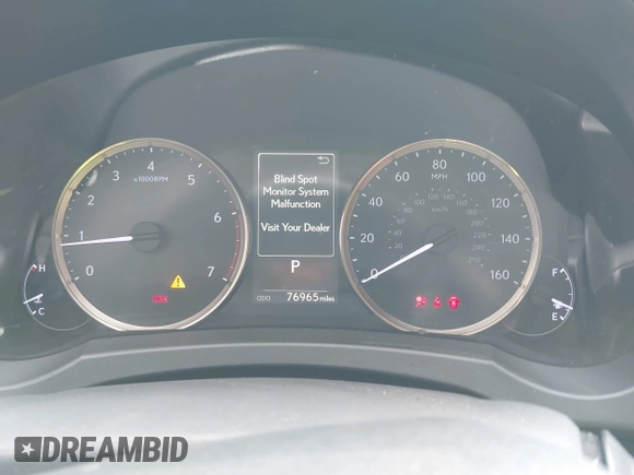 2019 Lexus IS 300 with VIN JTHBA1D25K5088670, listed as a IAAI auction lot 42617262 with 76,965 mi miles and . Bid and sale history available at DreamBid. Image 7.