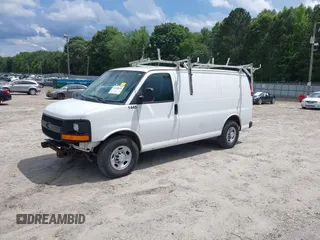 2017 Chevrolet Express Cargo with VIN 1GCWGAFF4H1102432, listed as a IAAI auction lot 42458698 with 282,698 mi miles and . Bid and sale history available at DreamBid. Image 2.