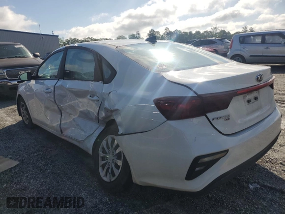 2021 Kia Forte FE with VIN 3KPF24AD1ME374353, listed as a Copart auction lot 57793725 with 43,016 mi miles and Salvage title. Bid and sale history available at DreamBid. Image 2.