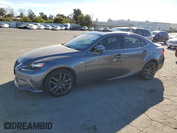 2015 Lexus IS 250 with VIN JTHBF1D26F5069245, listed as a Copart auction lot 74837644 with 81,365 mi miles and Clean Title. Bid and sale history available at DreamBid. Image 1.