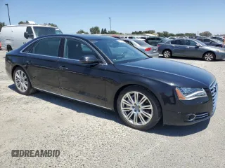 2012 Audi A8 with VIN WAURVAFD9CN022995, listed as a Copart auction lot 60225785 with 85,025 mi miles and Clean title. Bid and sale history available at DreamBid. Image 4.