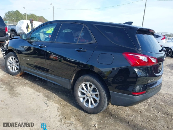 2019 Chevrolet Equinox LS with VIN 2GNAXHEV4K6132439, listed as a IAAI auction lot 41608111 with 41,118 mi miles. Bid and sale history available at carsss.com. Image 3.
